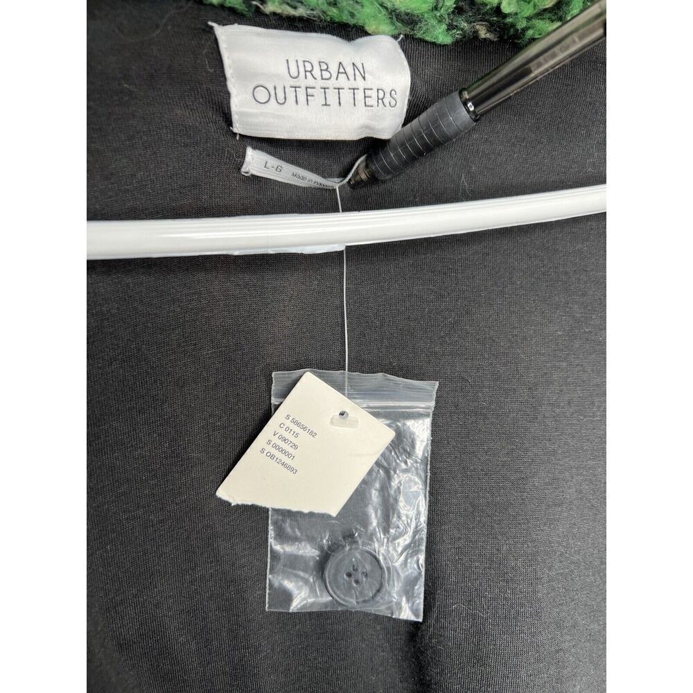 NWT Urban Outfitters Womens Teddy Coat Jacket Sherpa Button Pockets Size Large - Picture 5 of 8